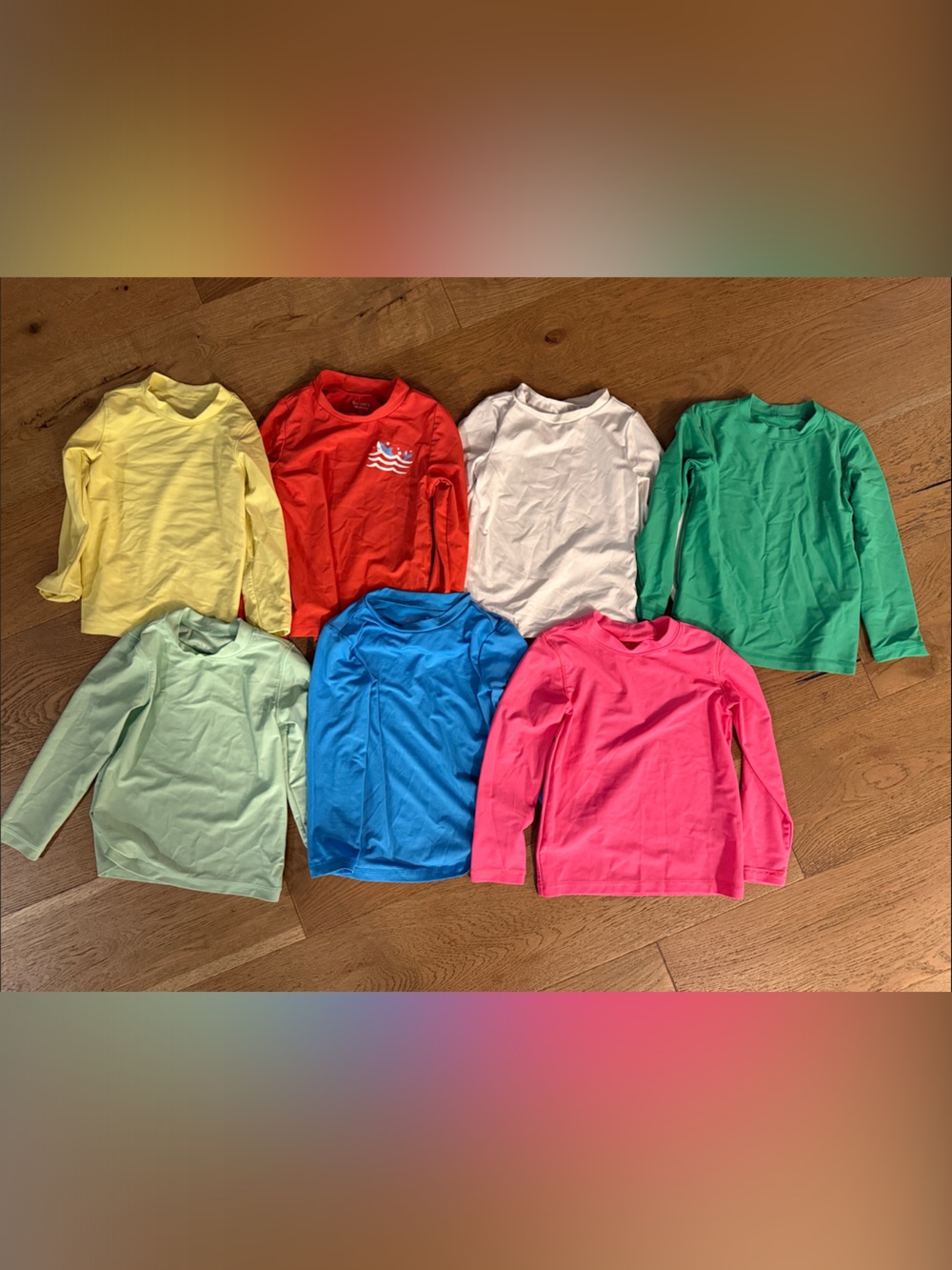 Multi-Color Long-sleeve rash guard bundle!